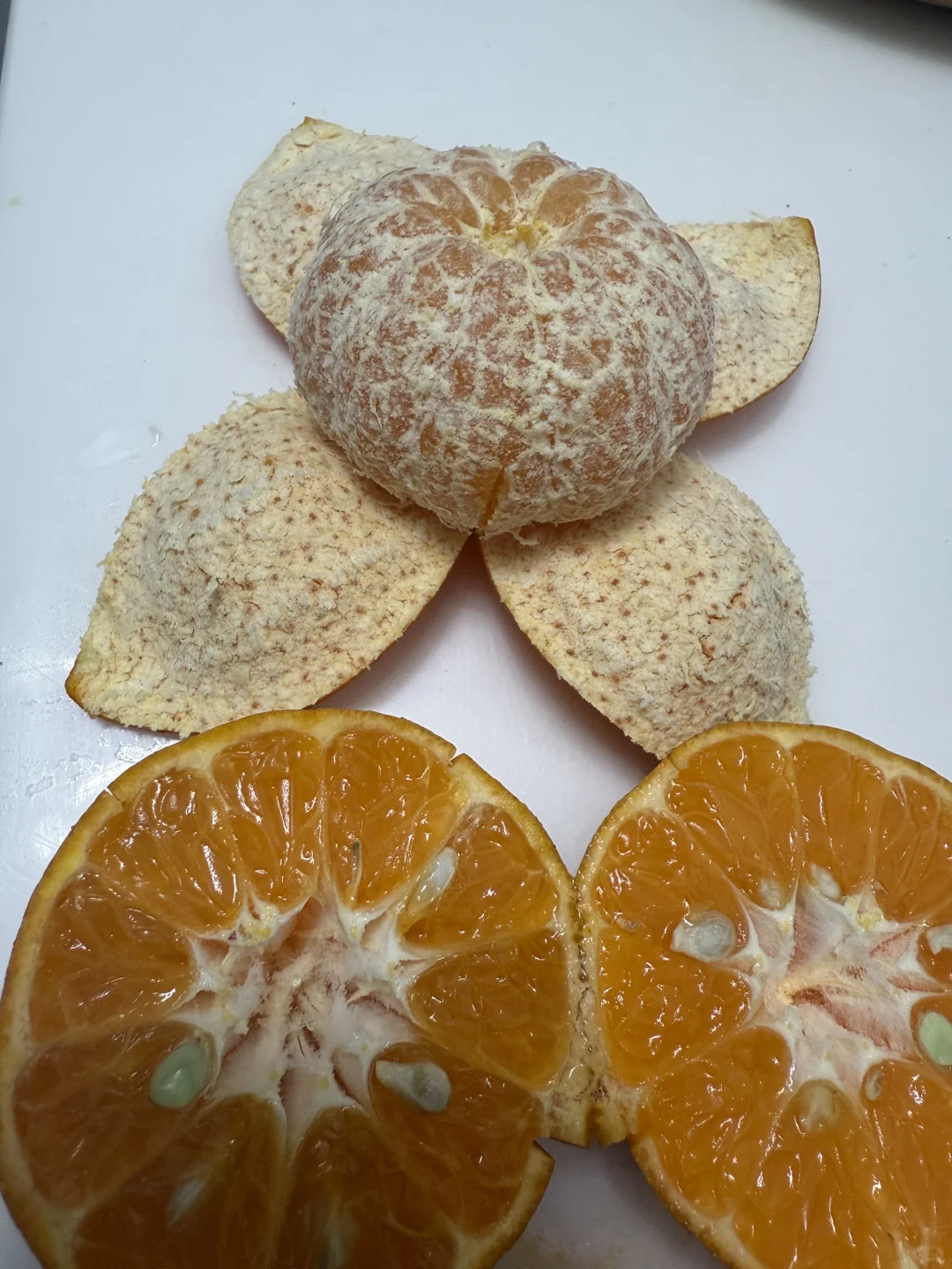 亲手剥的川橘皮～