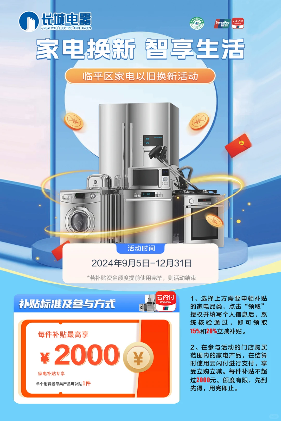 政府节能补贴百分之二十