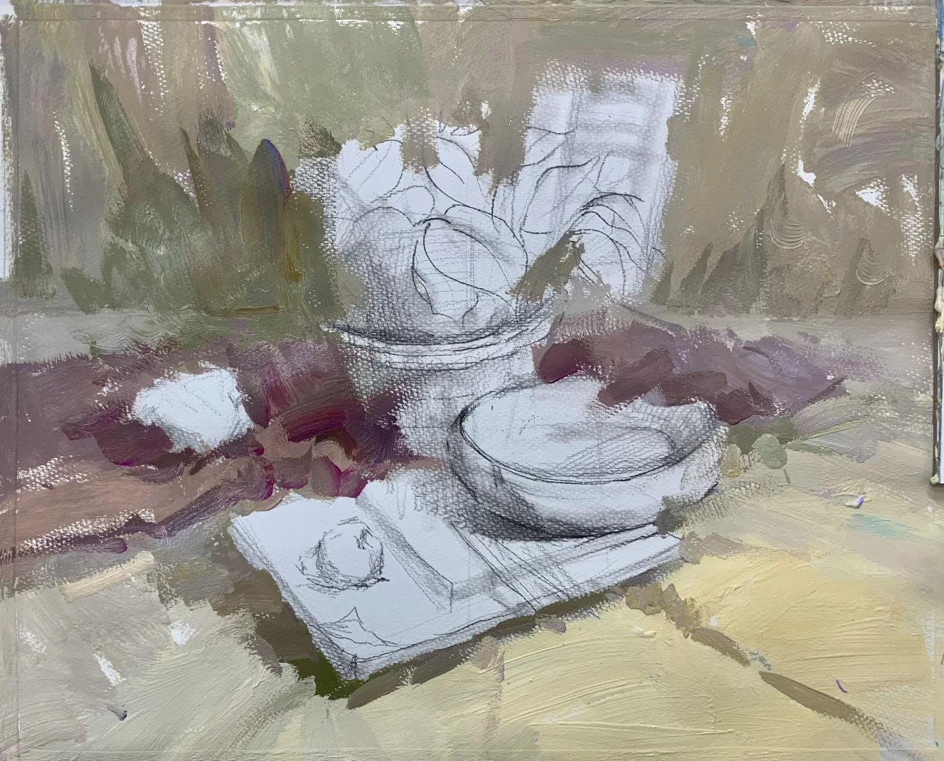 绿植色彩静物步骤