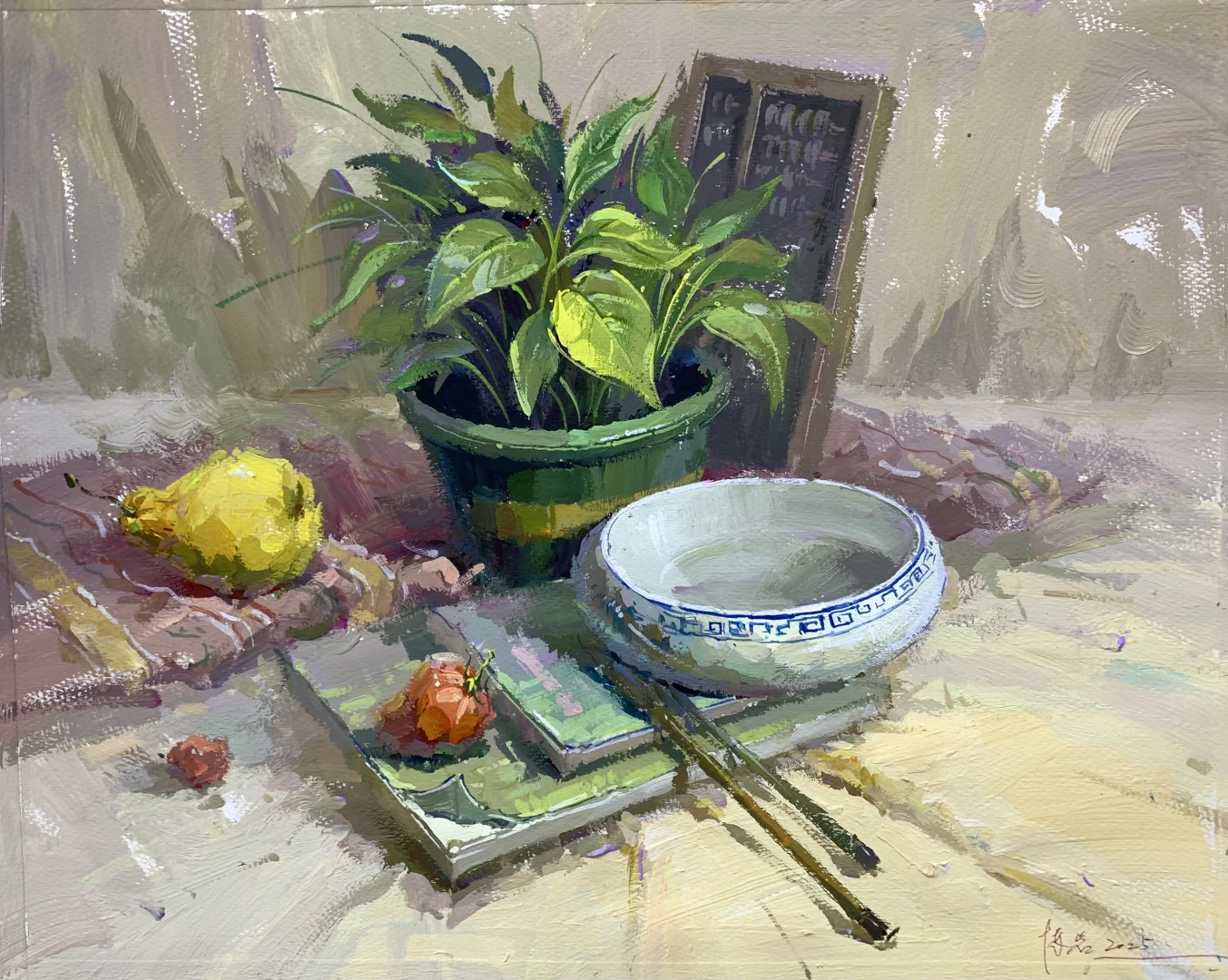 绿植色彩静物步骤