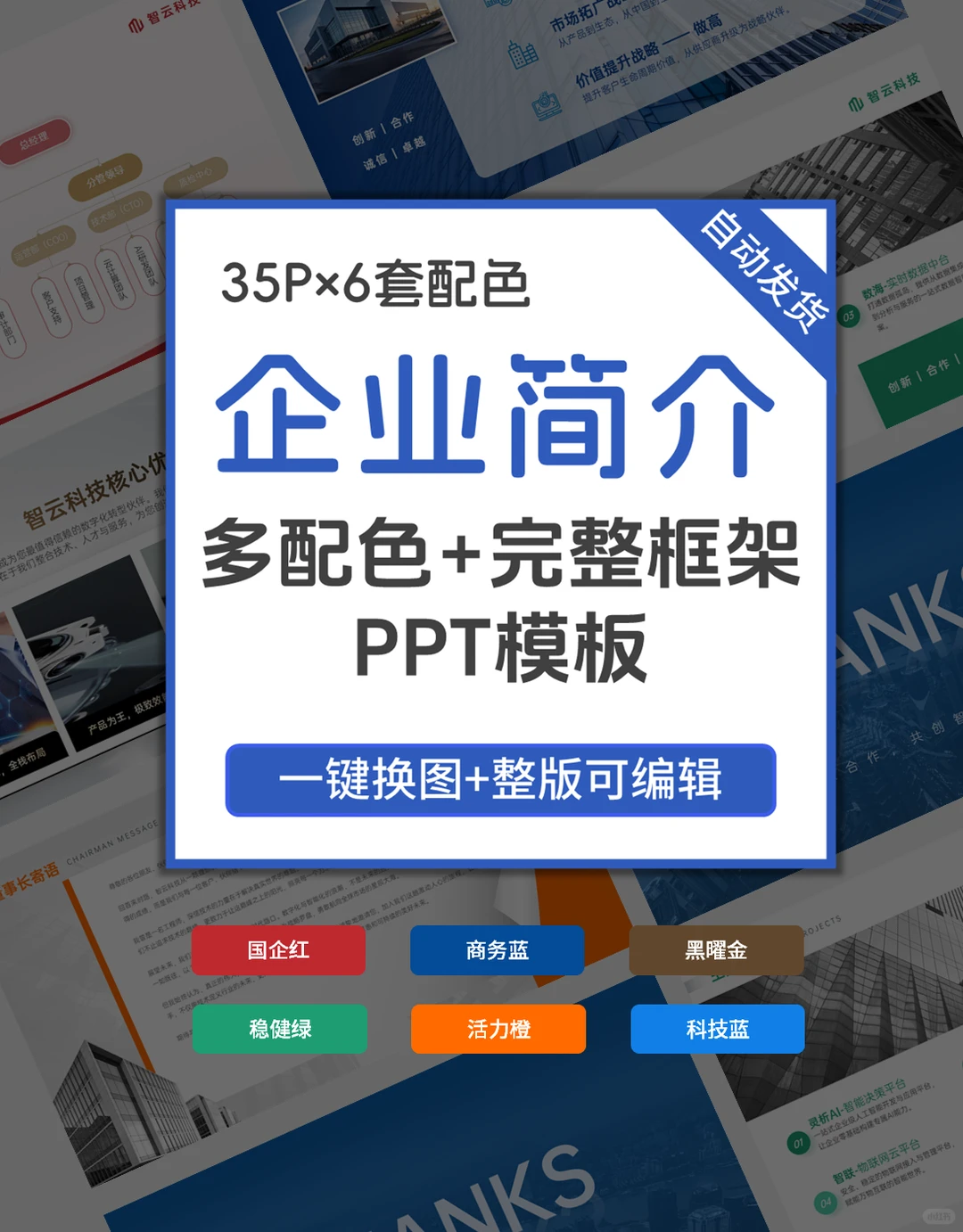 企业简介ppt｜高新企业必备模板