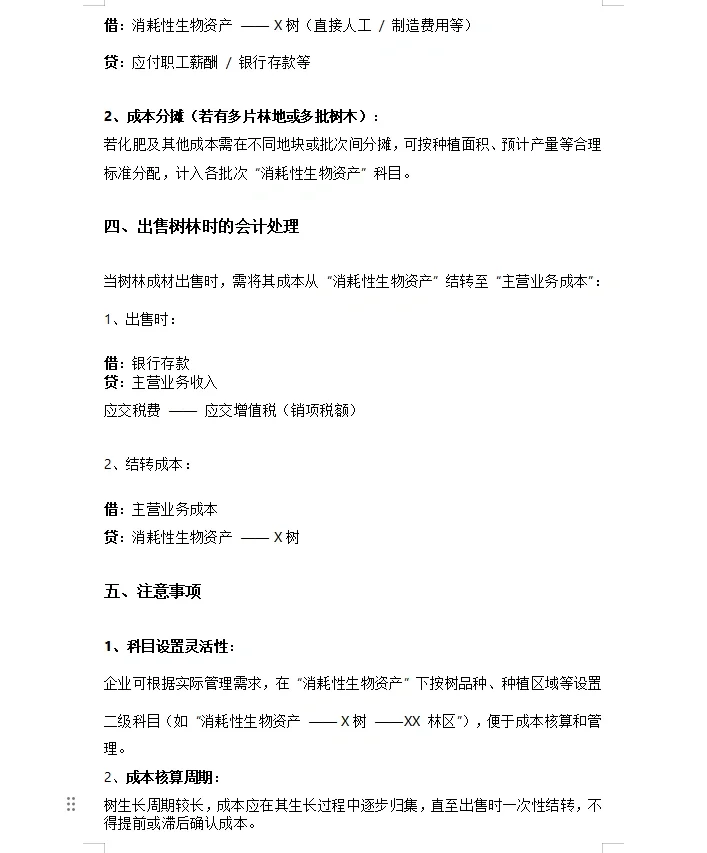 你觉得树林属于资产吗？