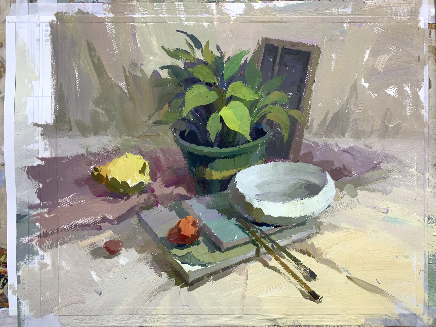 绿植色彩静物步骤