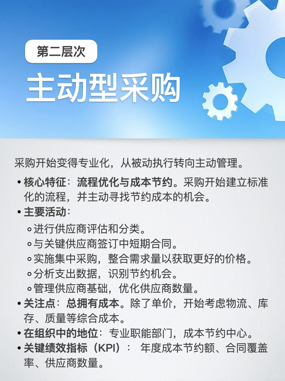 ❗️采购管理｜继续向前，会更好！加油！