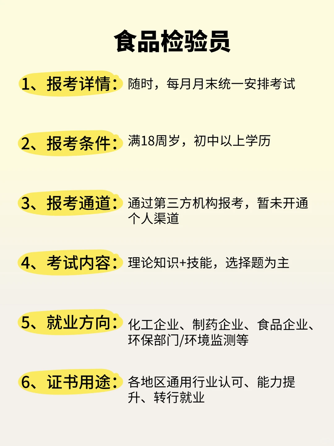 化学检验vs食品检验❗哪个更吃香❓