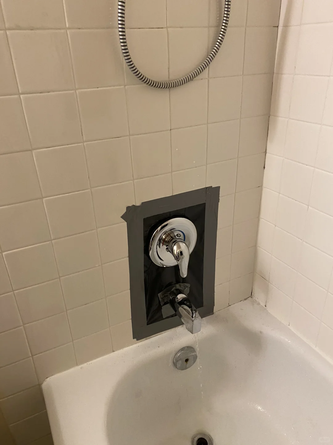 Replace shower faucet