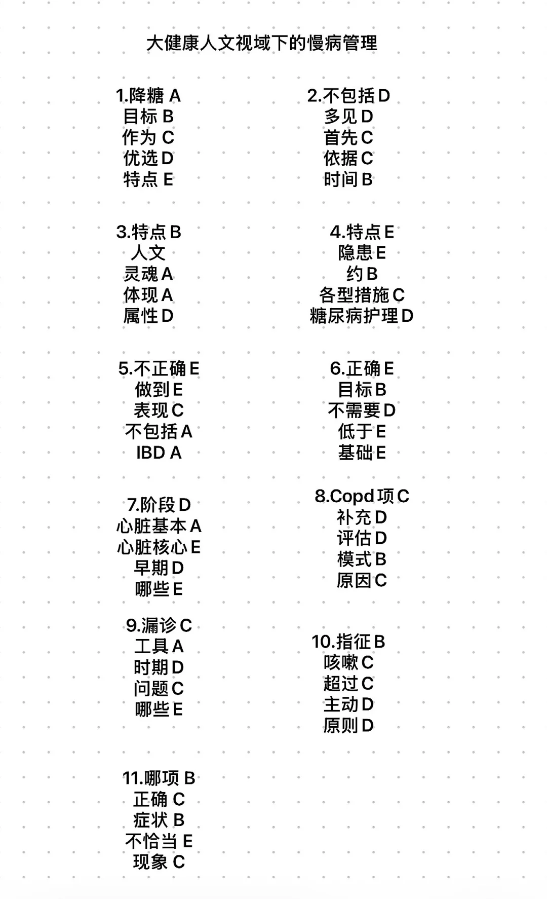 大健康人文视域下的慢病管理