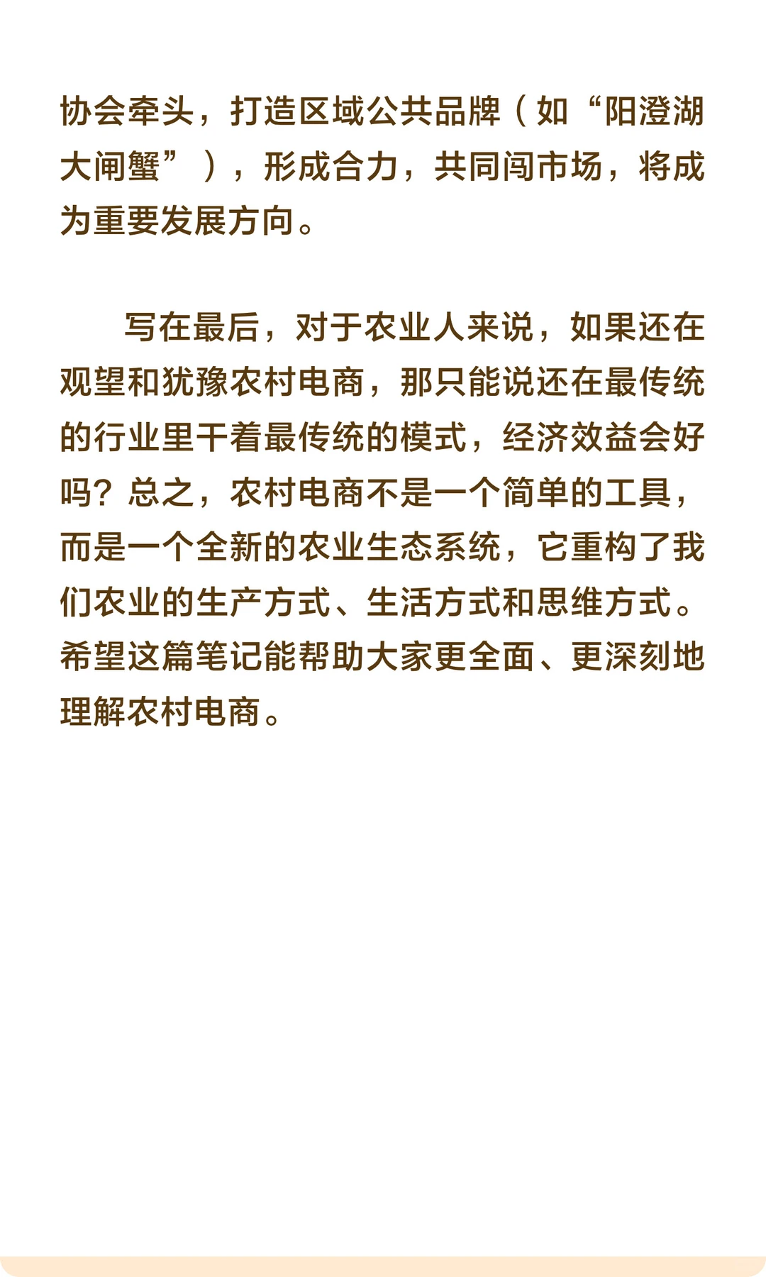 什么是“农村电商”？