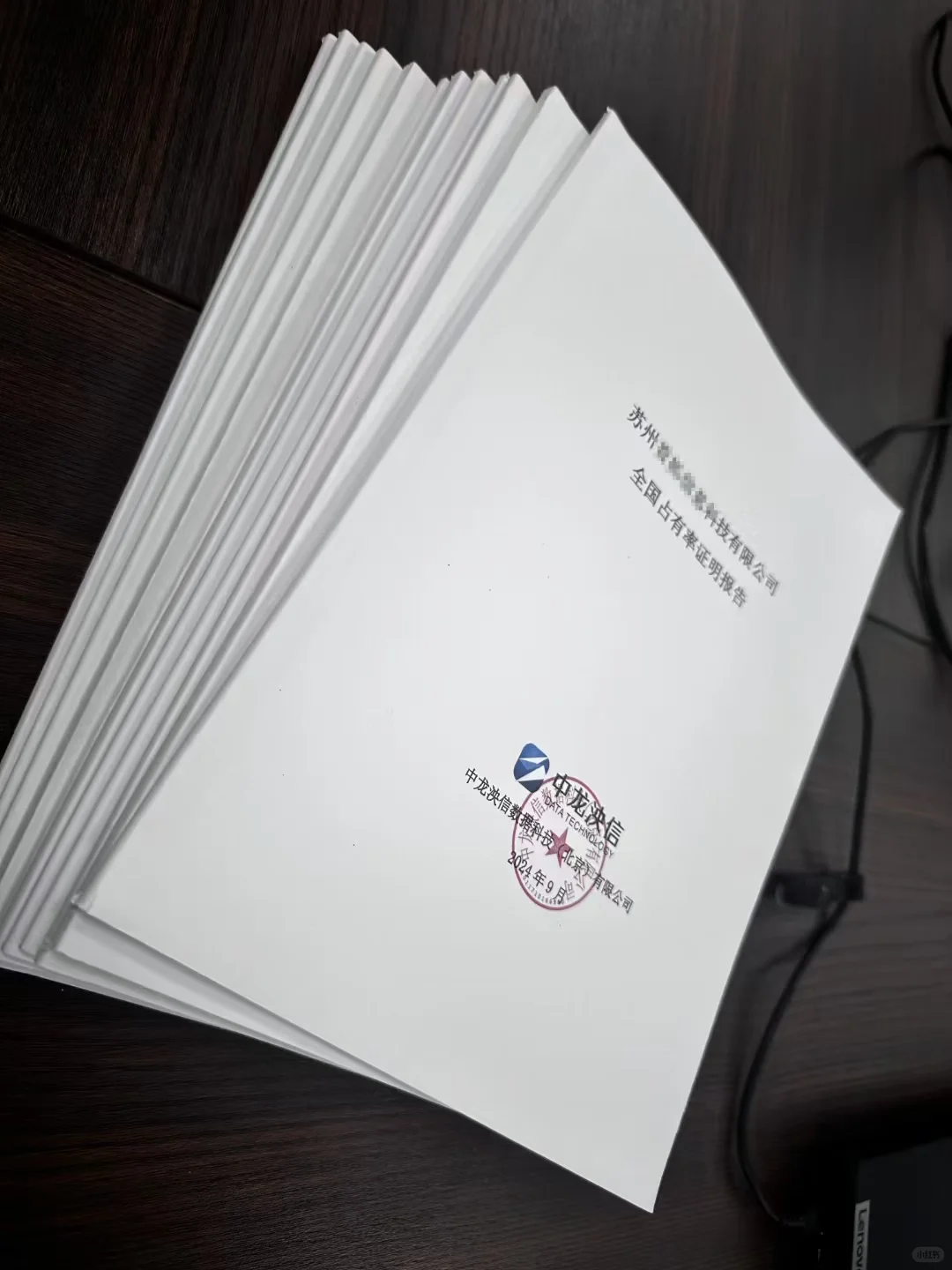 出具市场占有率报告