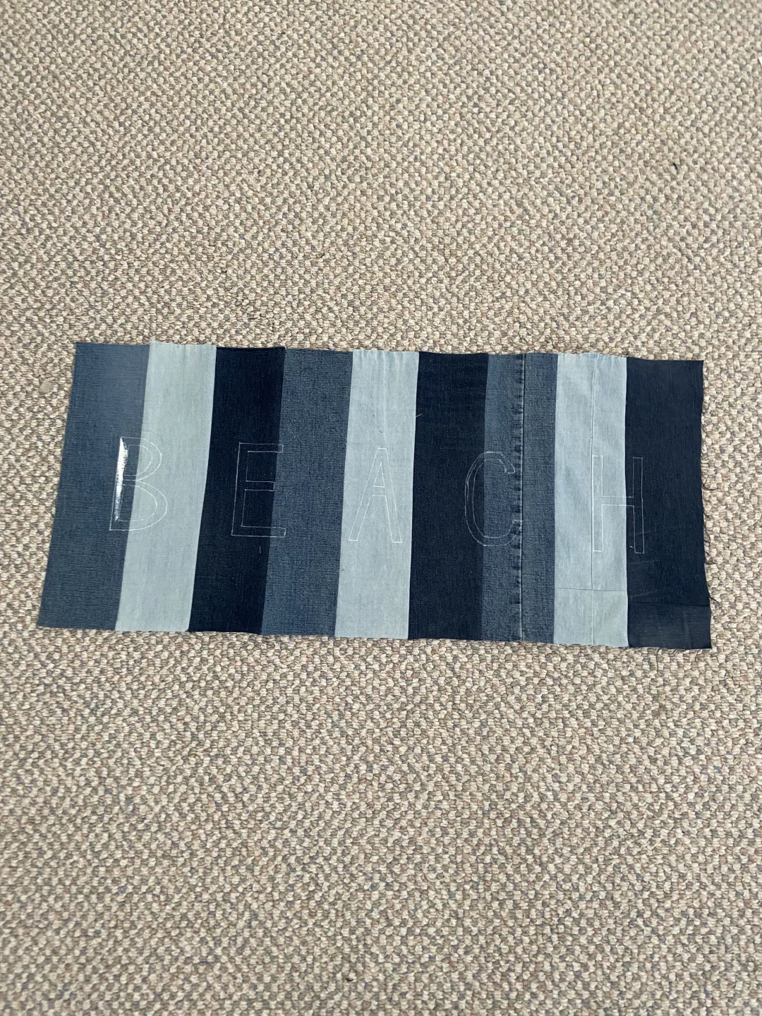 旧物改造：旧牛仔裤（3）-抱枕