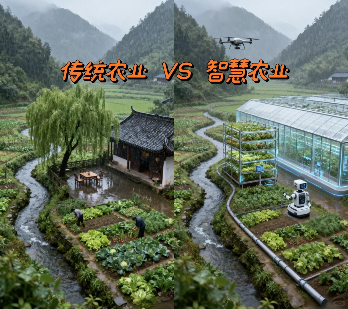 ?谁懂啊！智慧农业PK传统农业，完胜！
