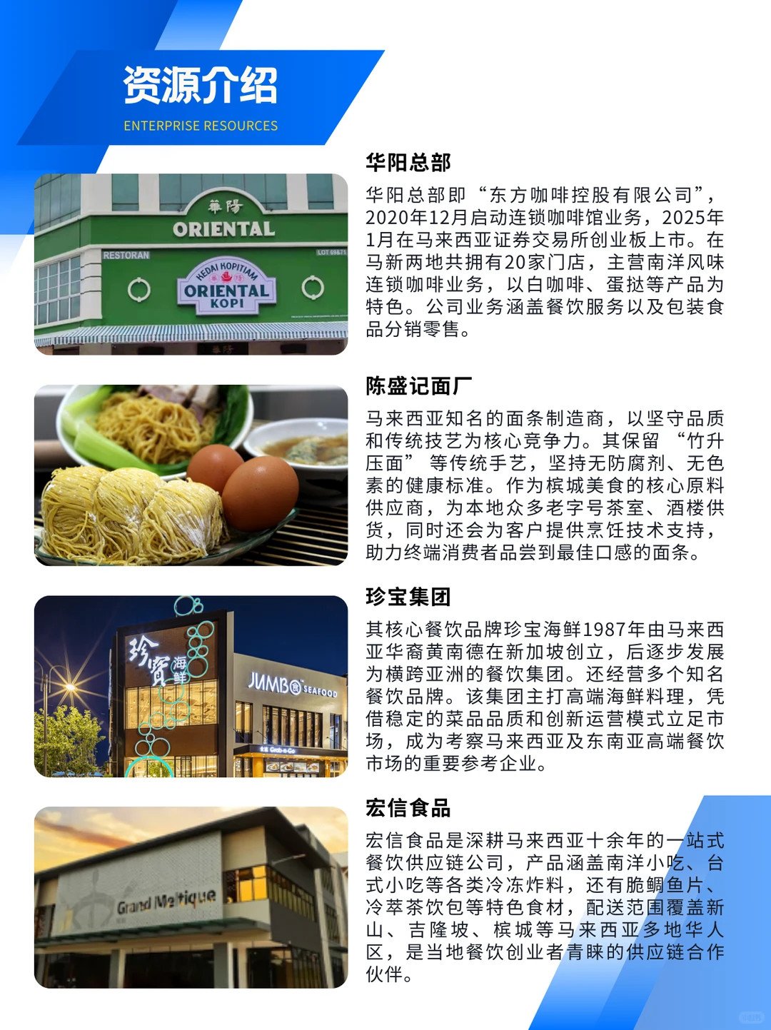 ?想考察马来西亚“餐饮产业”的看过来！