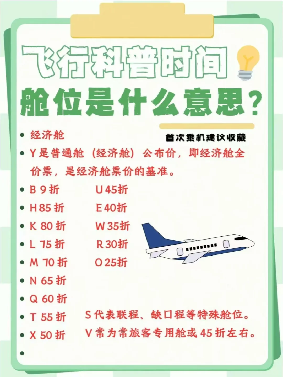 一文读懂舱位，让你选舱位不再纠结