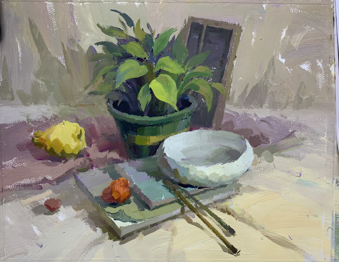 绿植色彩静物步骤