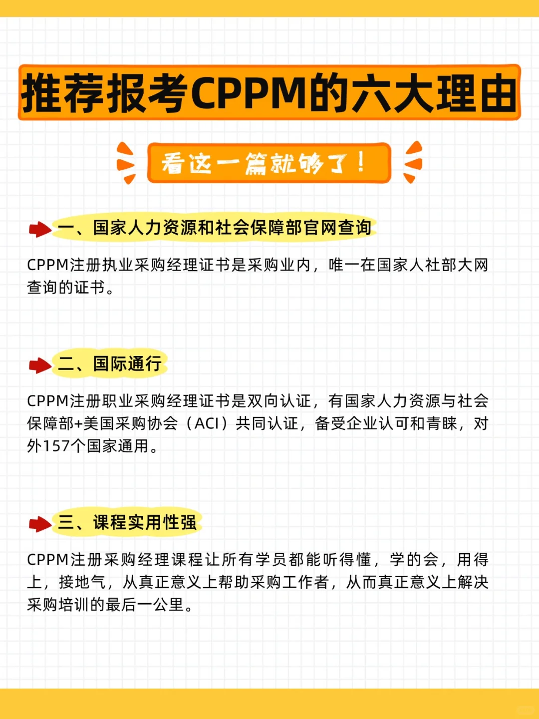 推荐报考CPPM的六大理由！看这一篇就够了。