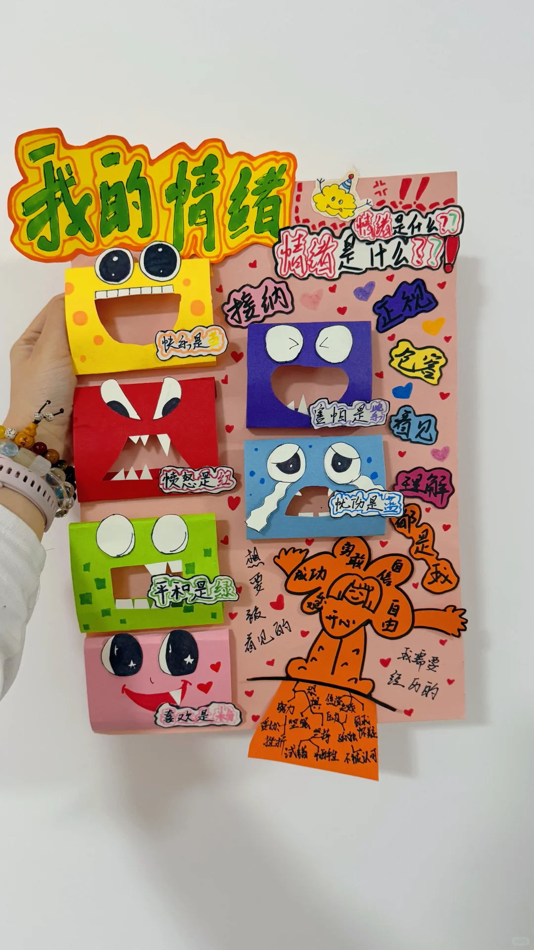 我的情绪手工作品