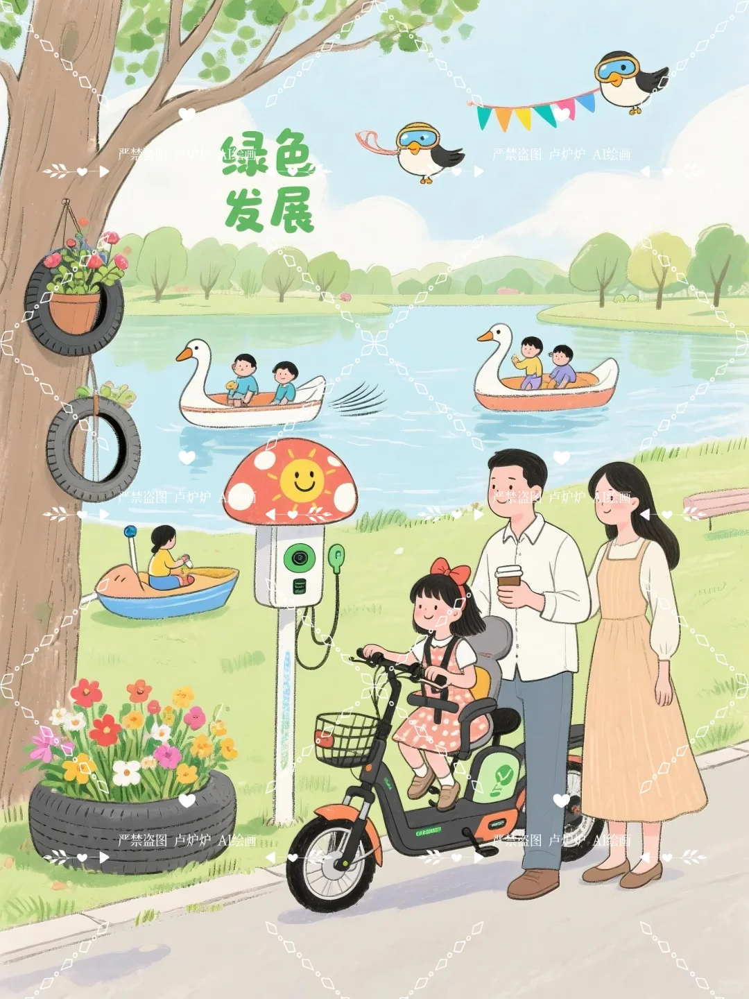 绿色发展 | 电动出行绘就家庭乐游新图景