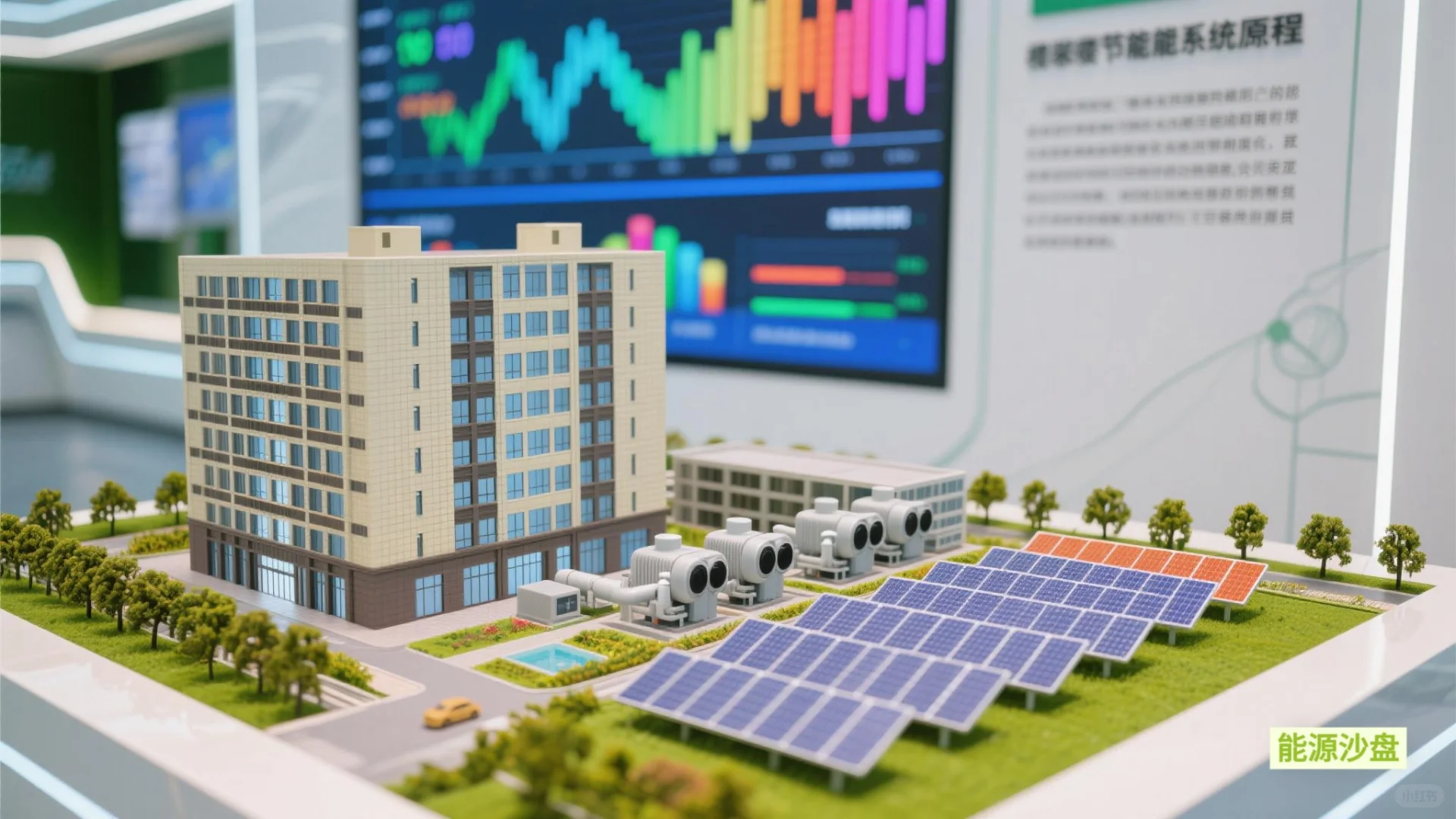 光伏、储能、充电、换电一体化综合沙盘