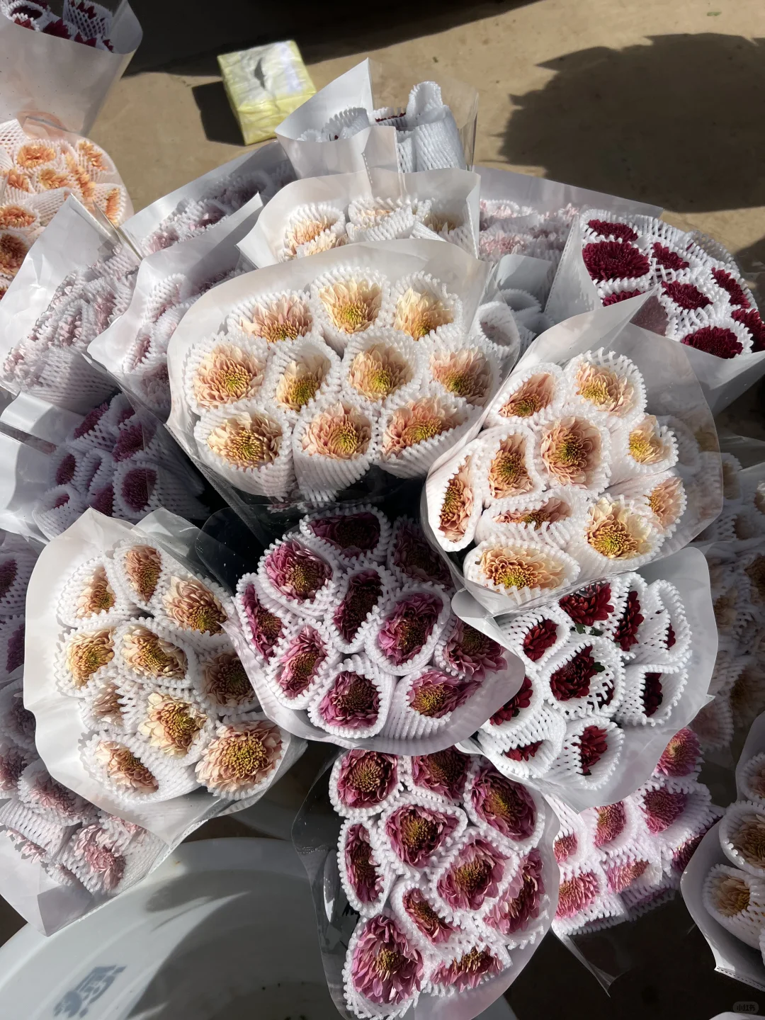 一天单头上花量500把～