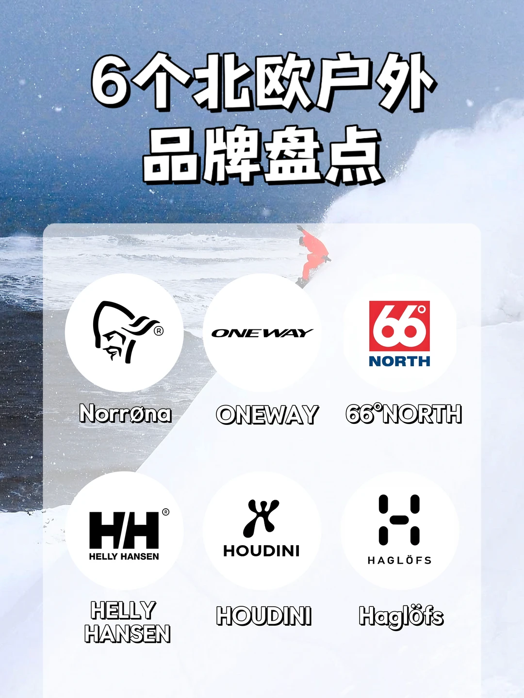 6个小众北欧户外品牌大盘点！❄️