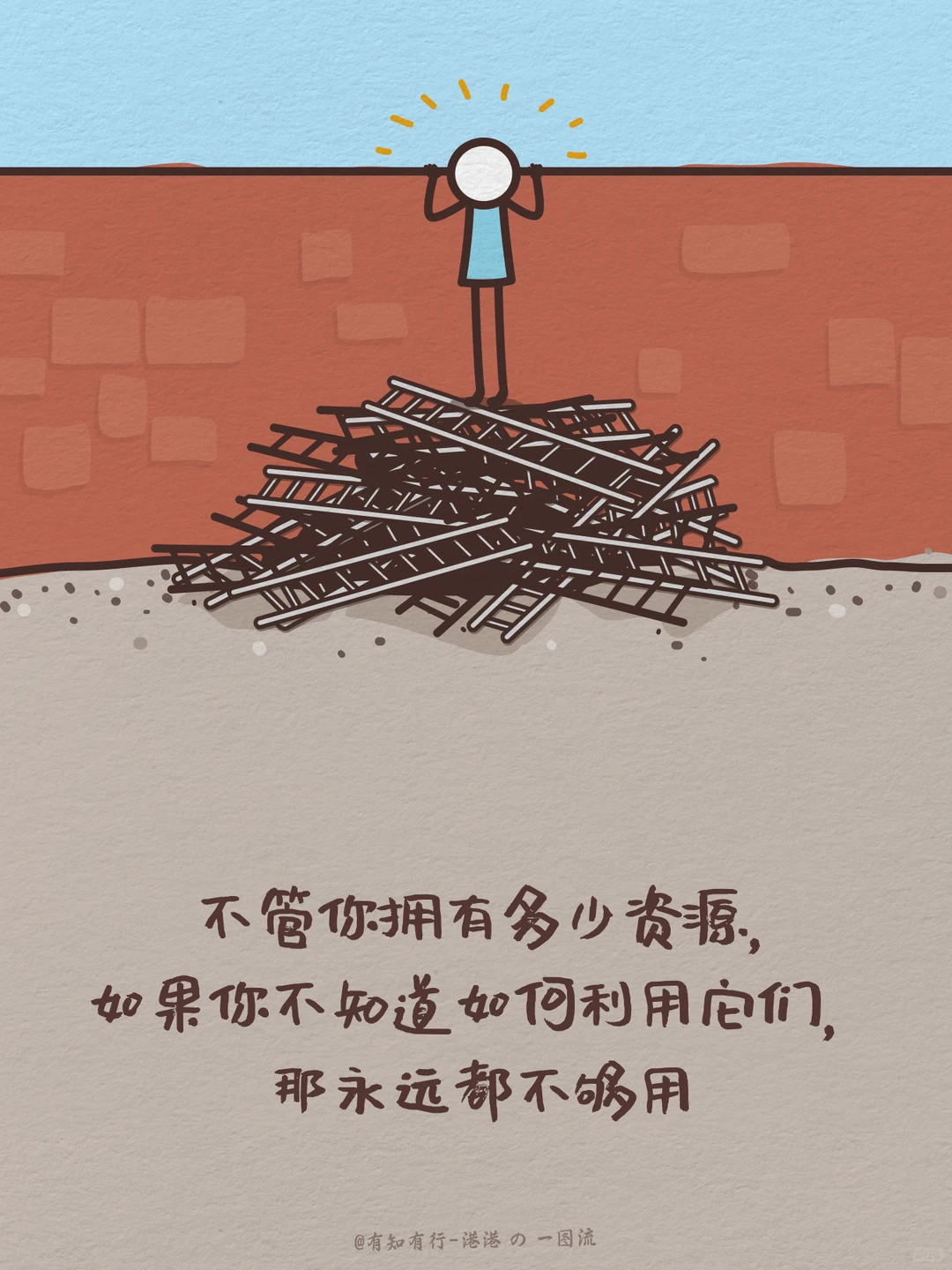 #134 如果不懂得利用资源，那它们永远都不够