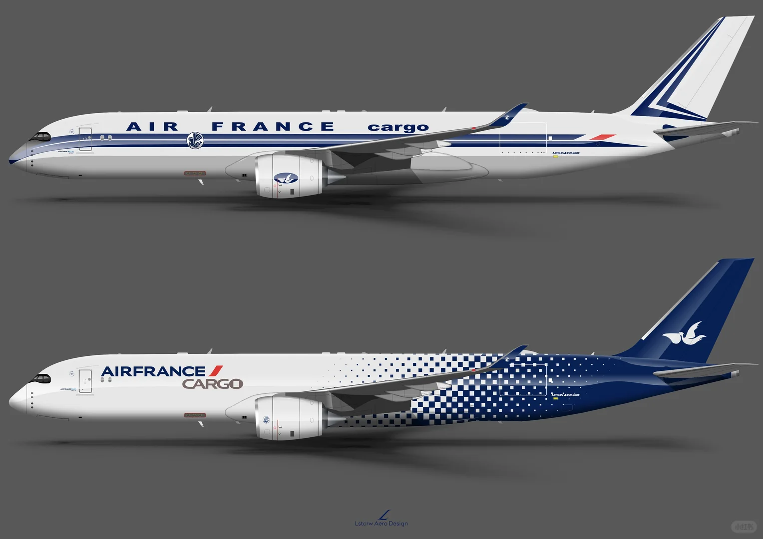 A350F不同的飞机涂装