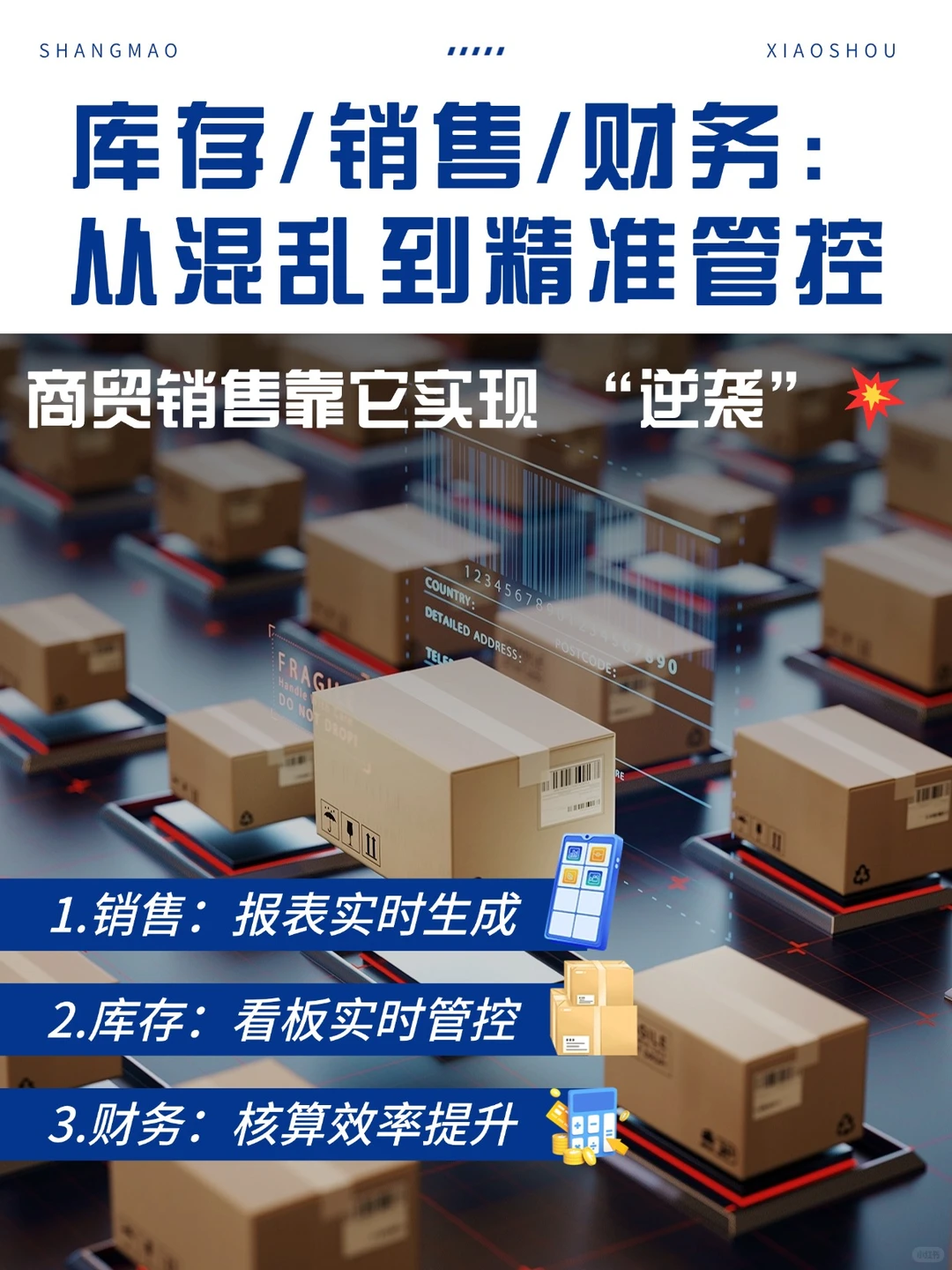 库存/销售/财务全链路提效，数据驱动赚更