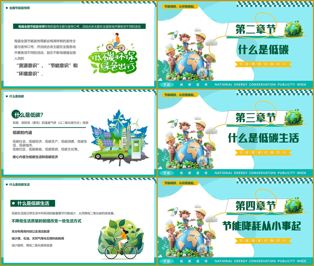 全民参与节能行，共建低碳新生活