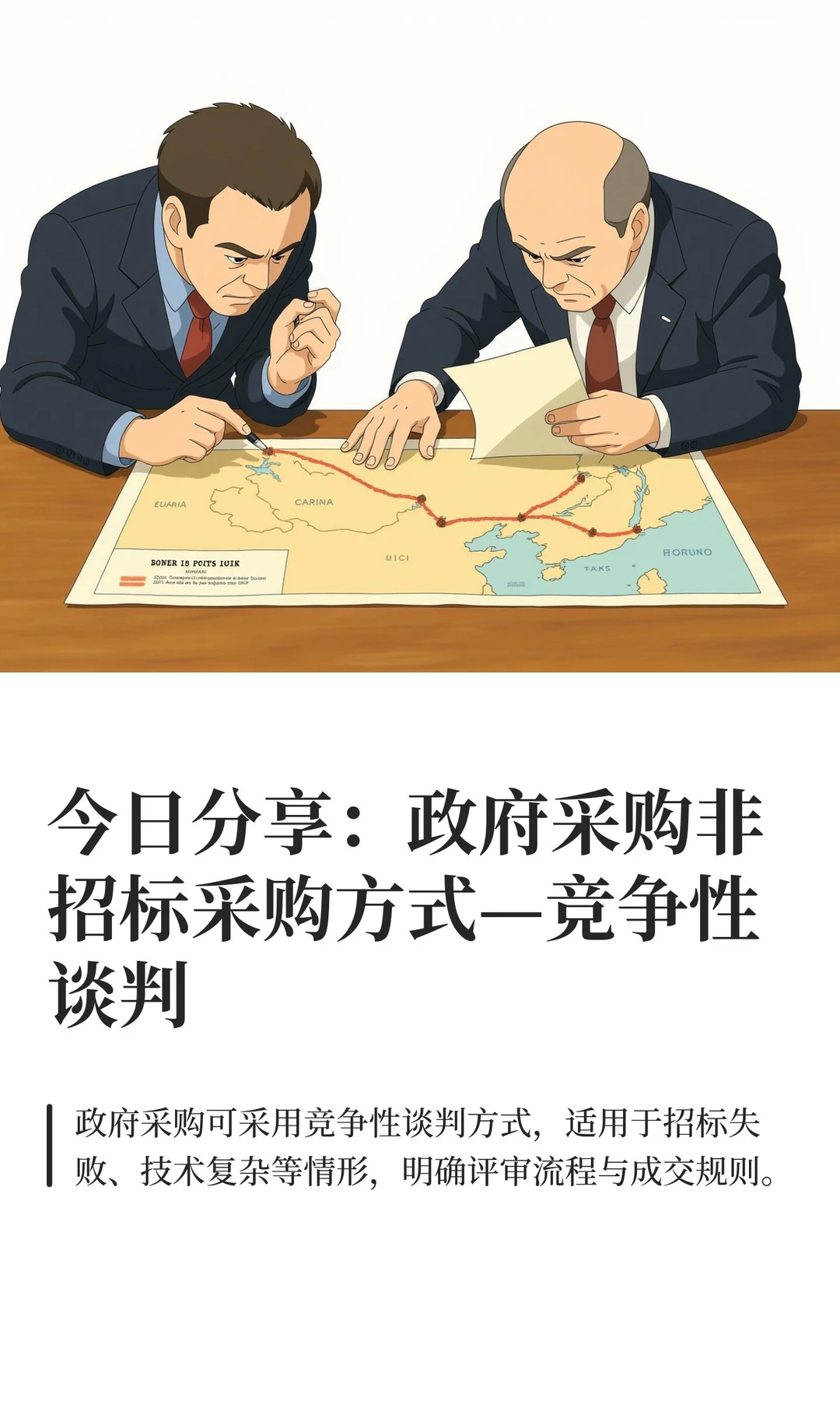 今日分享：政府采购非招标采购方式—竞争性