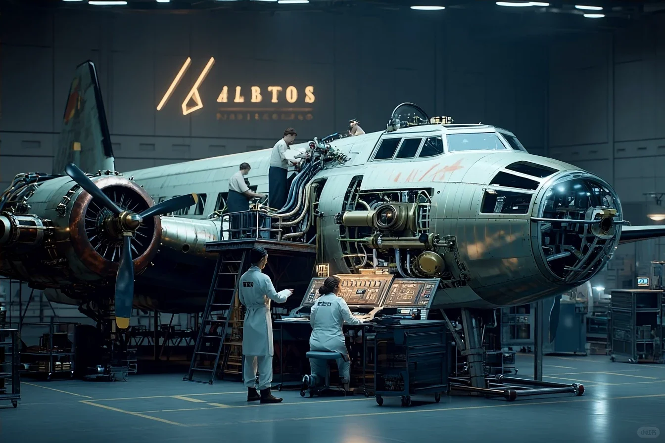 美国飞机工业机械图鉴