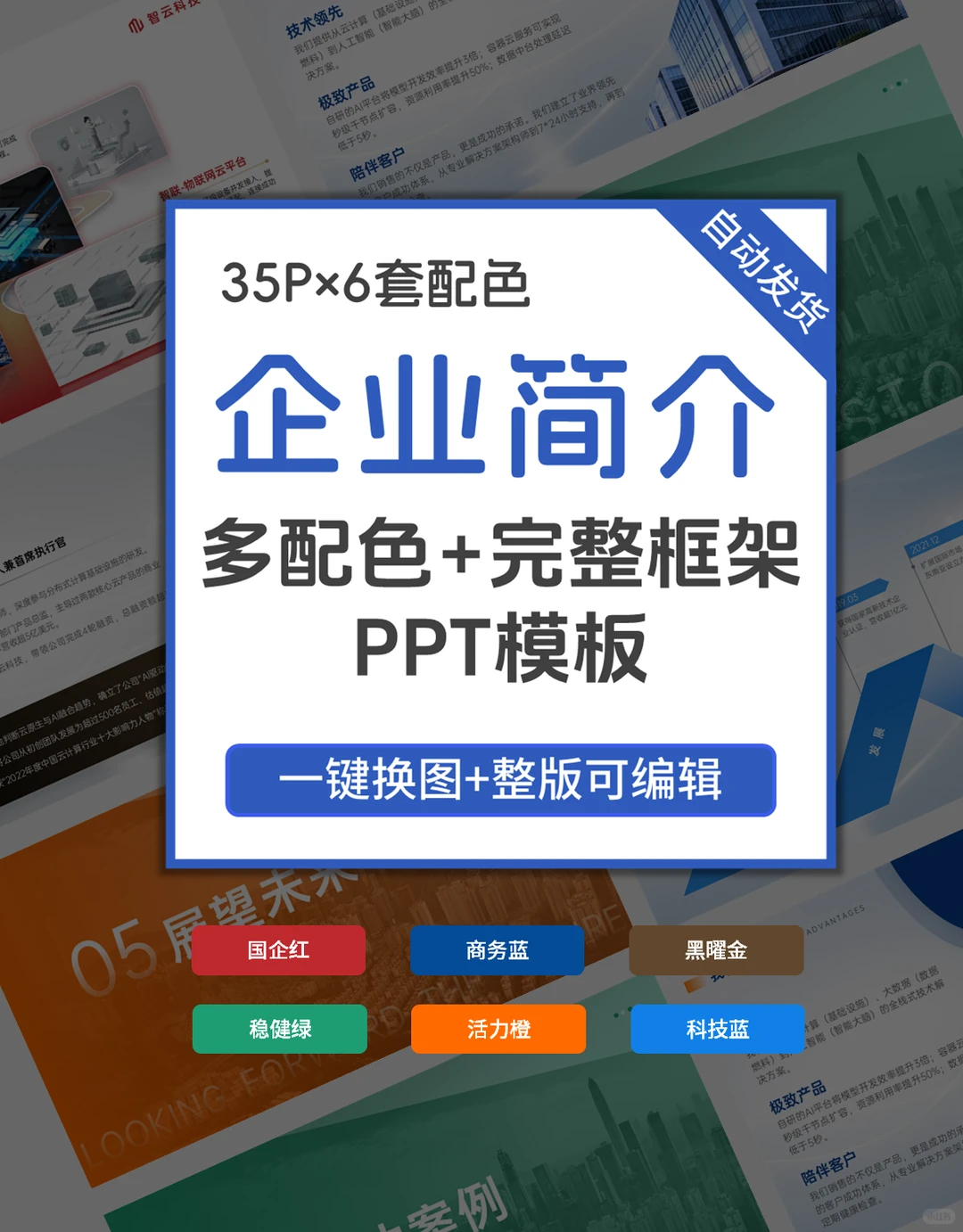 企业简介ppt模板｜中小企业必备