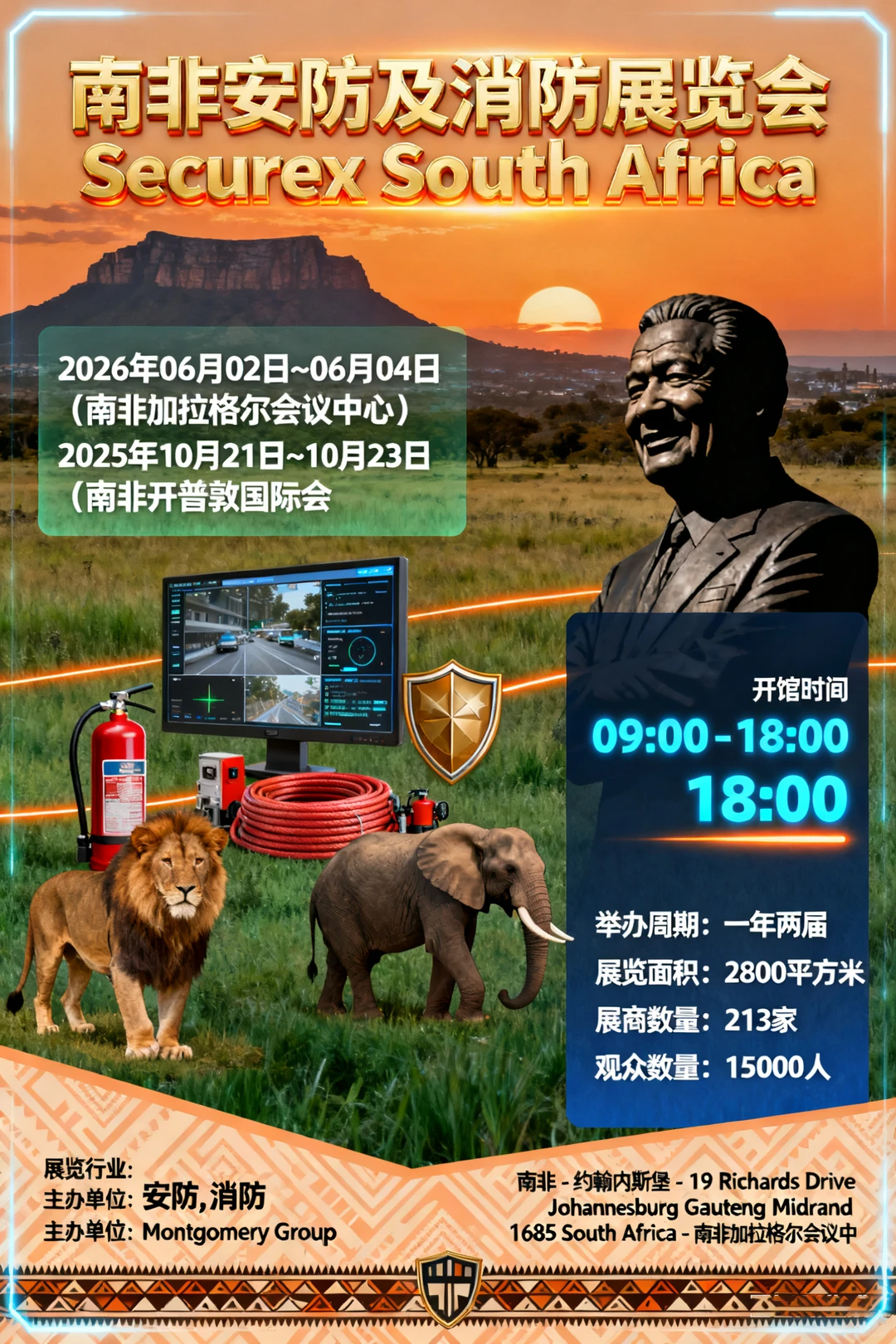 南非安防及消防展览 Securex South Africa