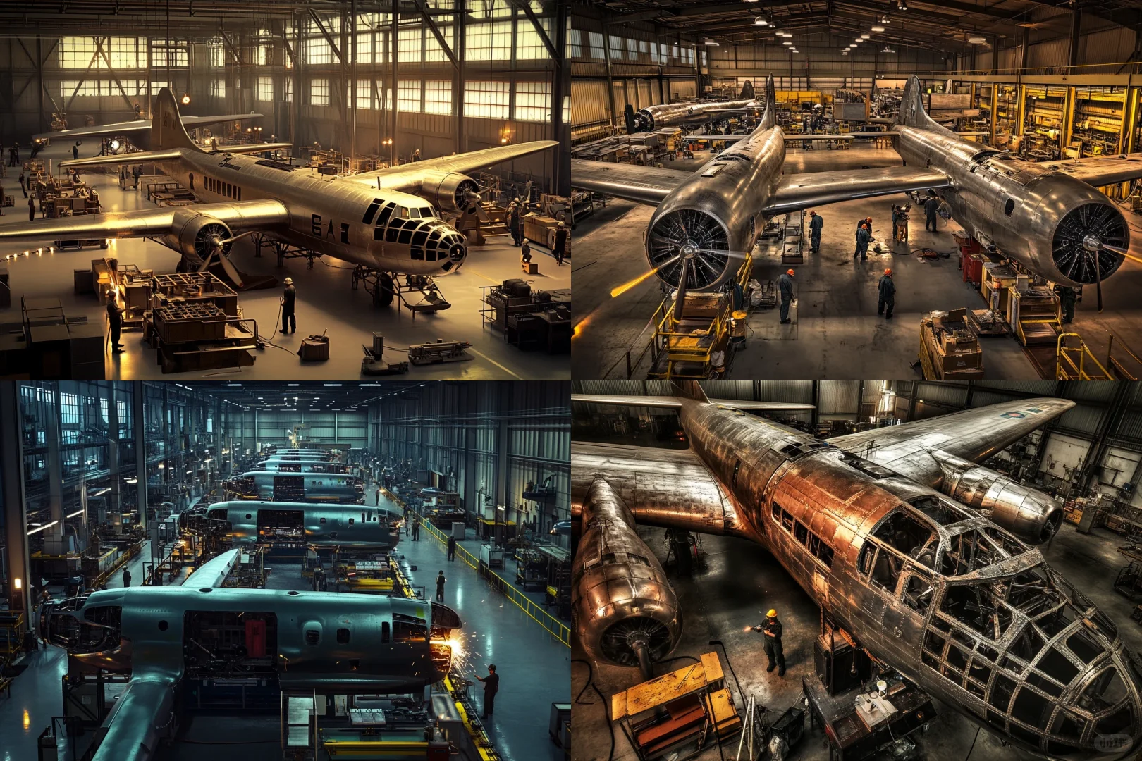 美国飞机工业机械图鉴