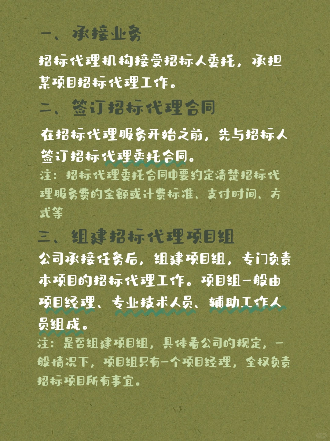 完整的招标代理流程，码住啦