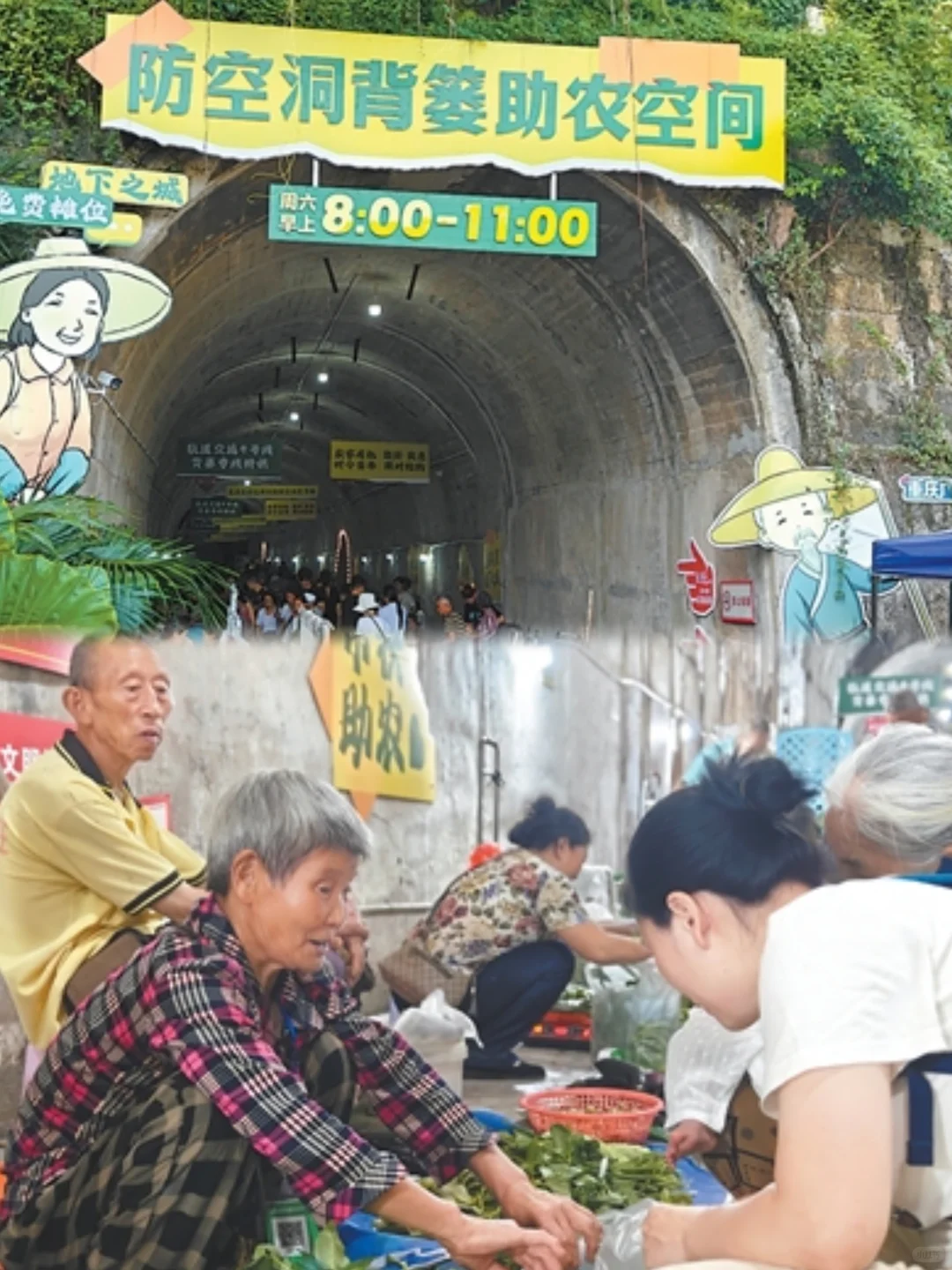 生活中的申论｜闲置防空洞变助农空间