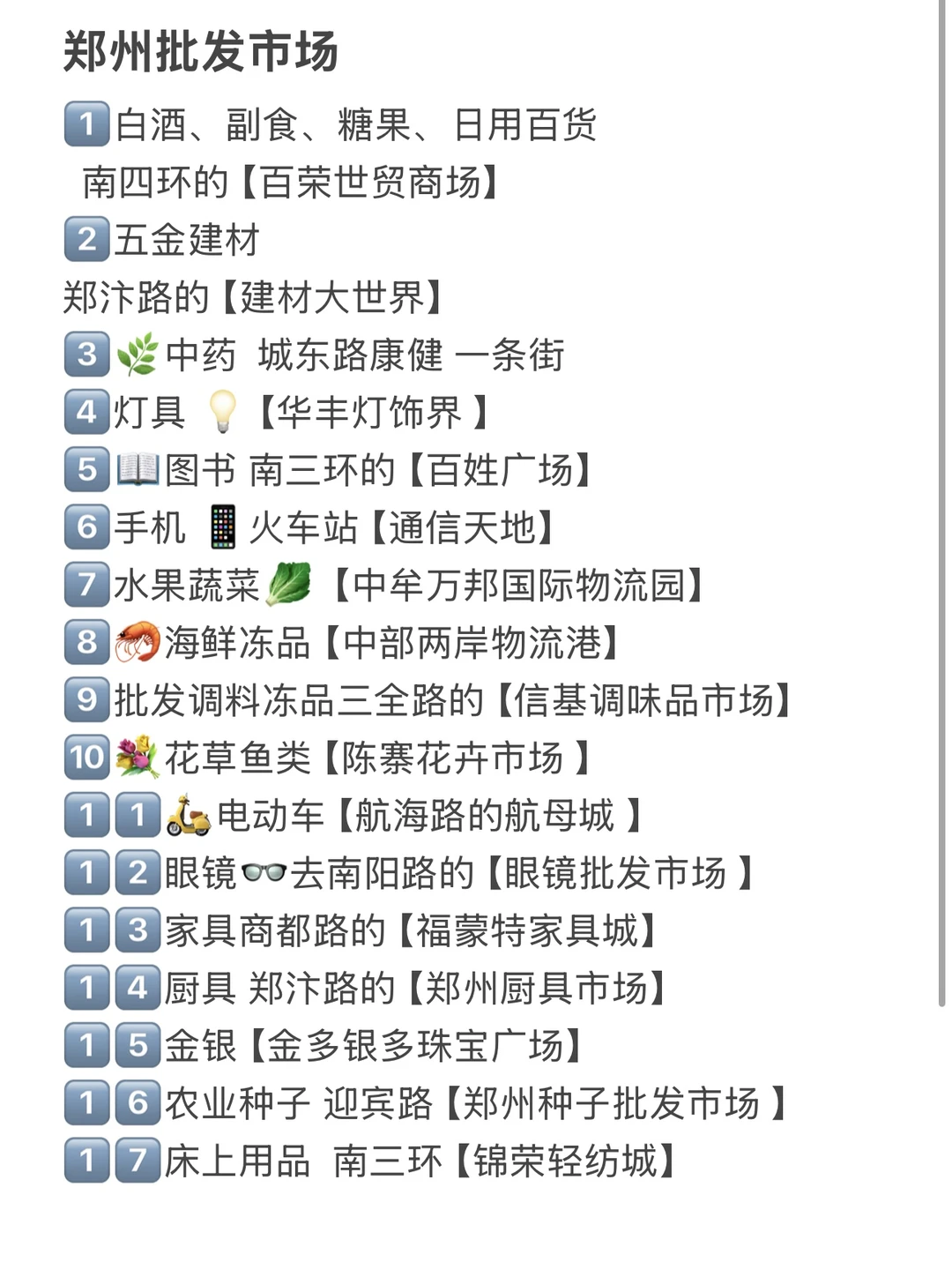 你还知道有那些宝藏市场？