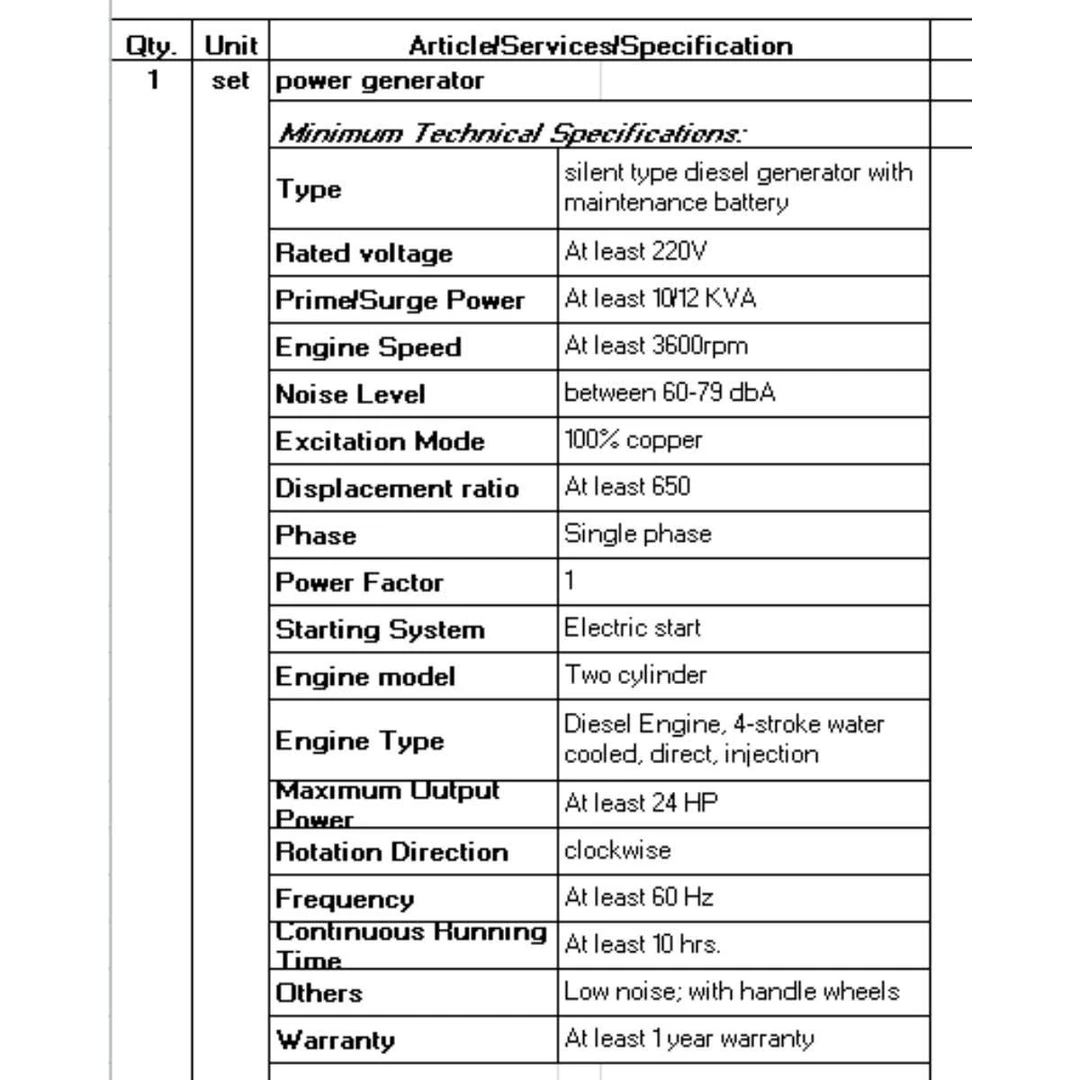 ? 急！寻找发电机供应商