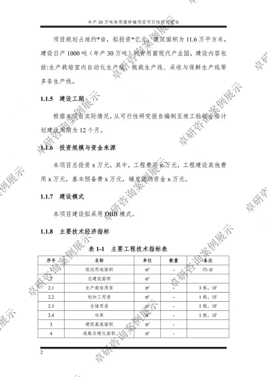 年产 30 万吨食用菌种植项目可行性研究报告