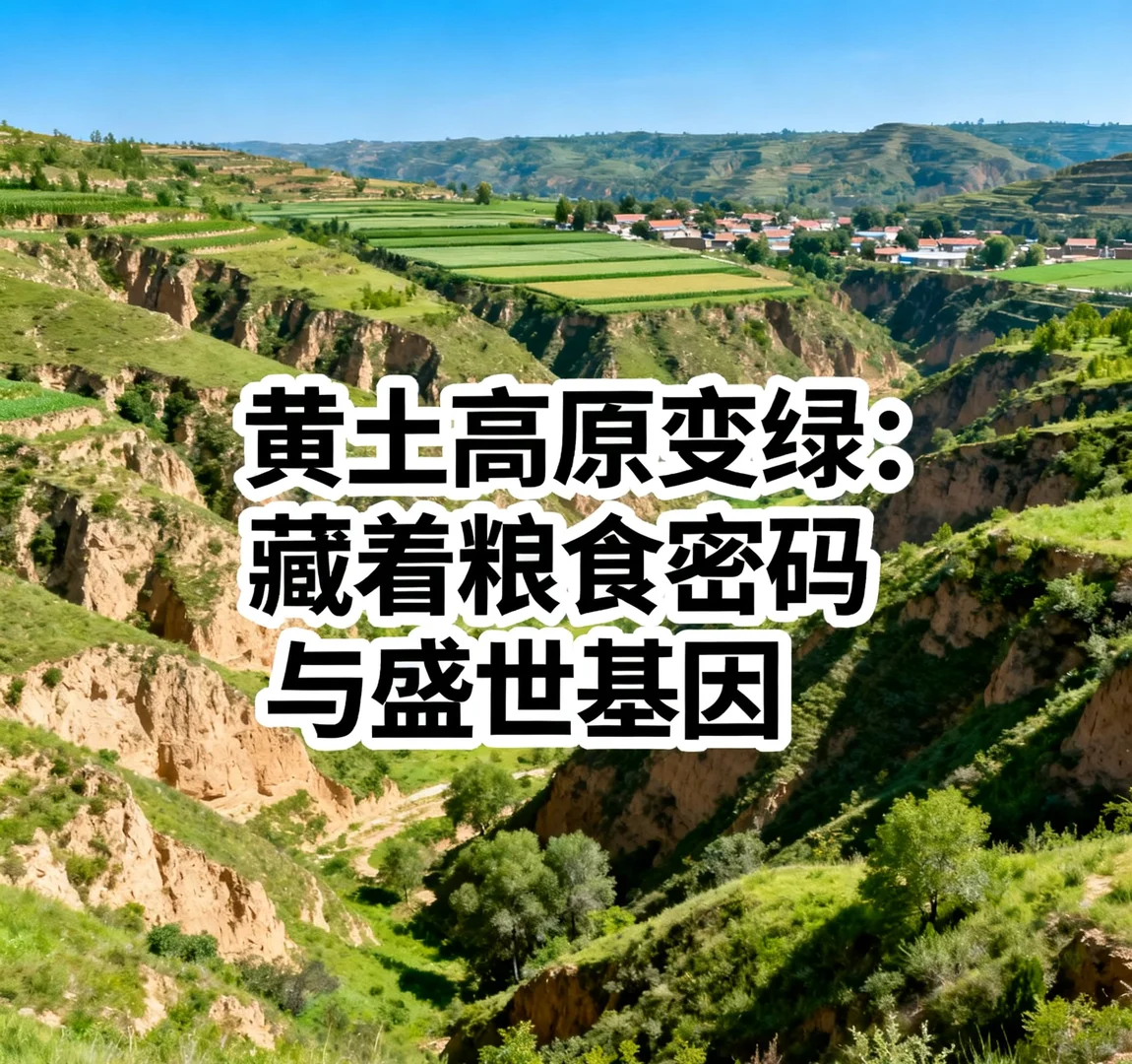 黄土高原变绿：藏着粮食密码与盛世基因