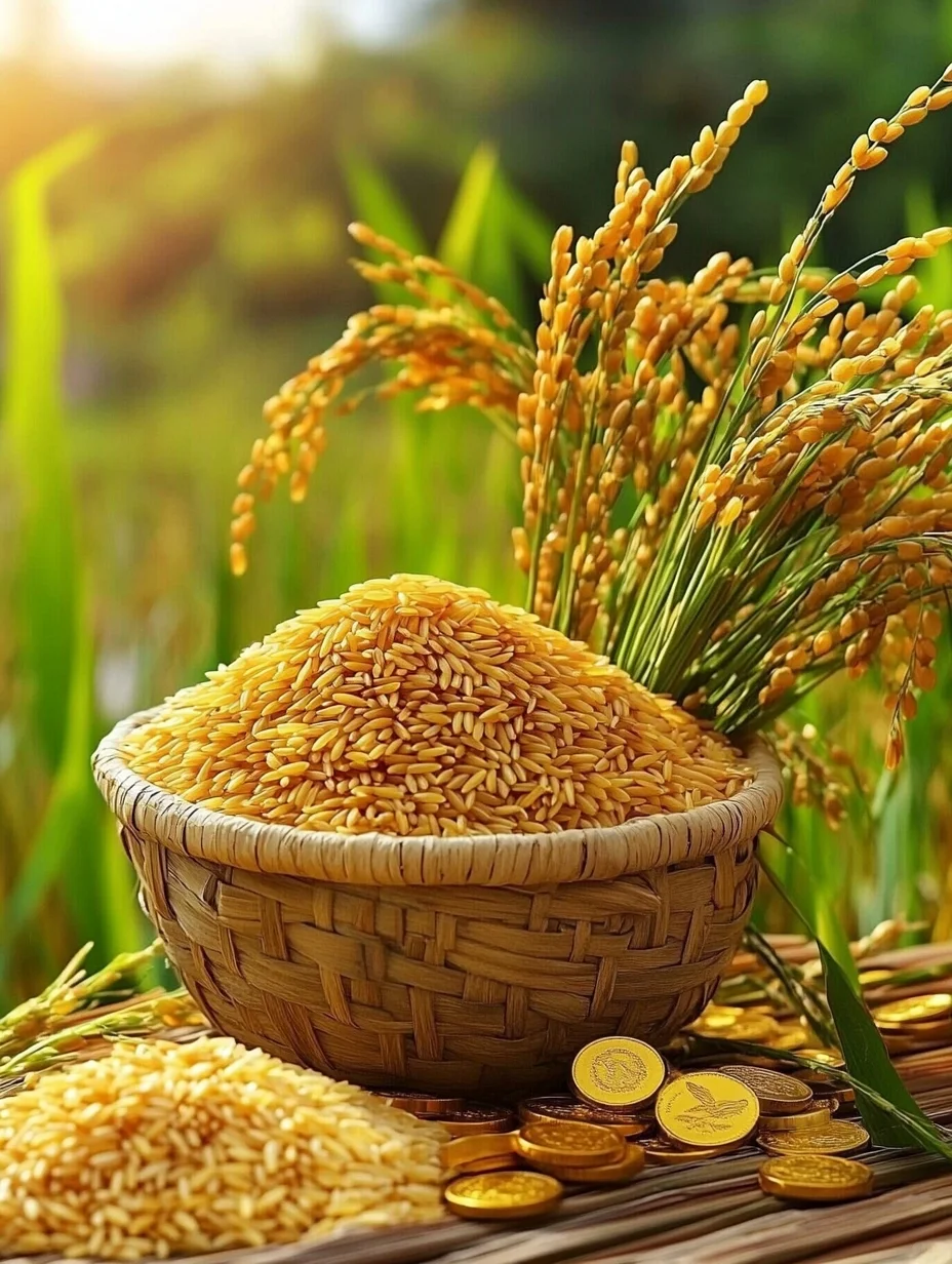 稻谷飘香，五谷丰收，满载而归！