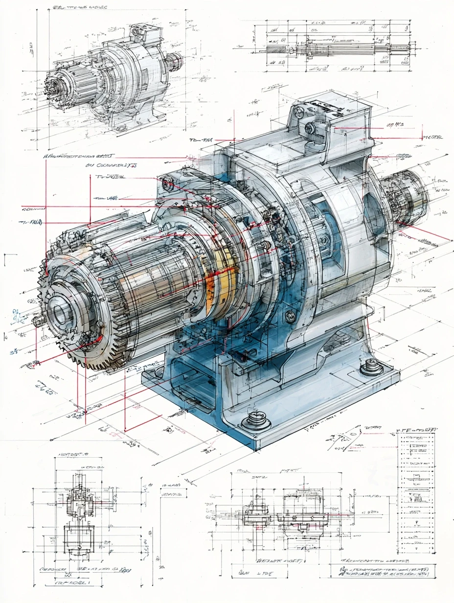 机械变速齿轮箱·设计手稿［咒语］