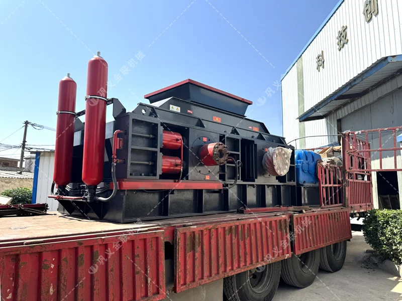 冶金废料秒变宝，全液压对辊机的逆天实力