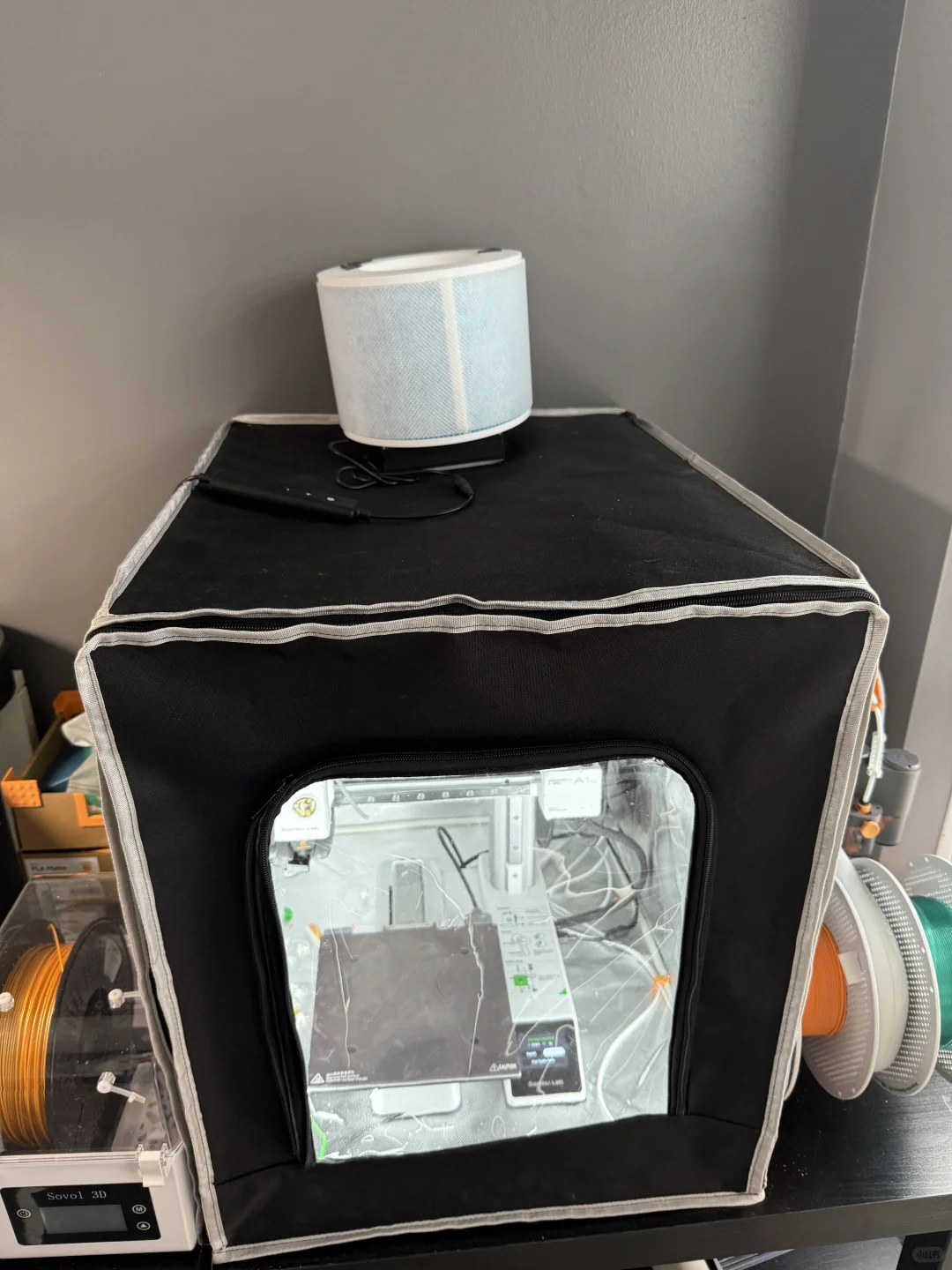 自制3D打印活性炭过滤器