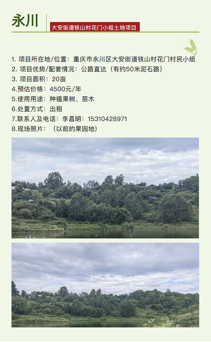 泸州 | “泸永江”农村资源要素机会清单