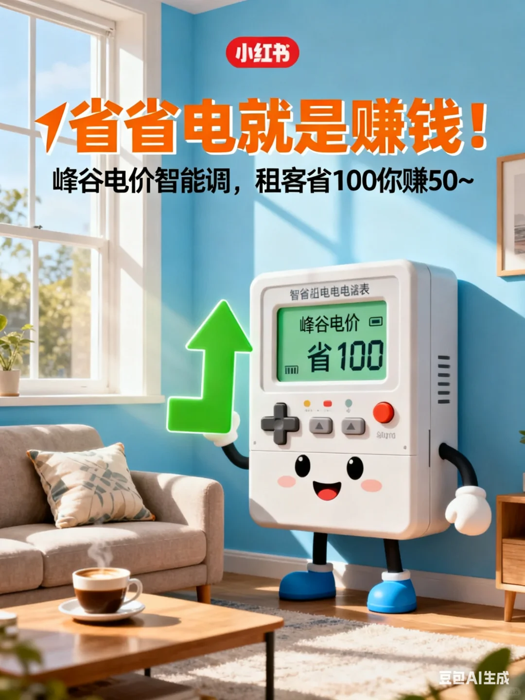 公寓智能电表峰谷调节！租客省你也赚