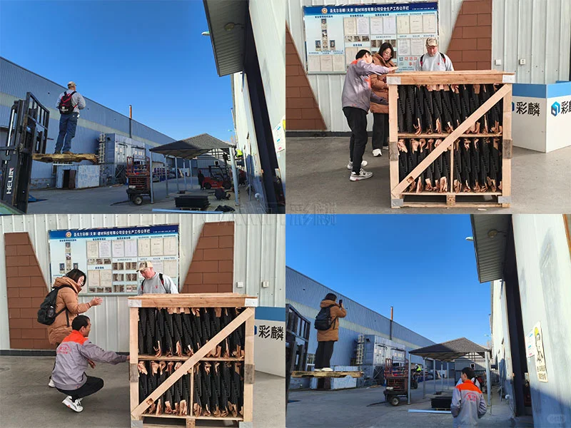 北美客户都来考察！亲临彩麟工厂验证彩石瓦