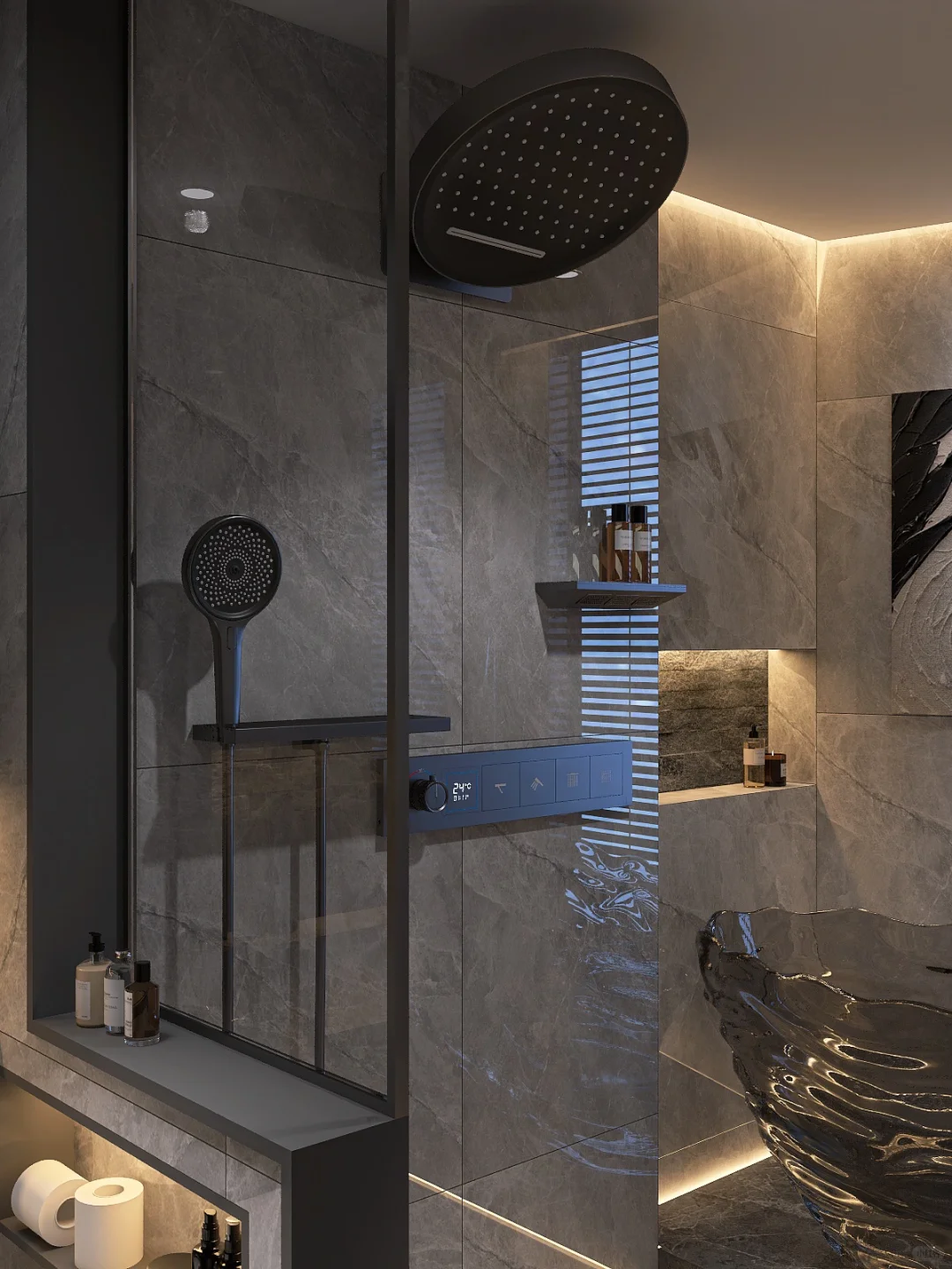 ?没想到这么成功，这浴室也太高级了