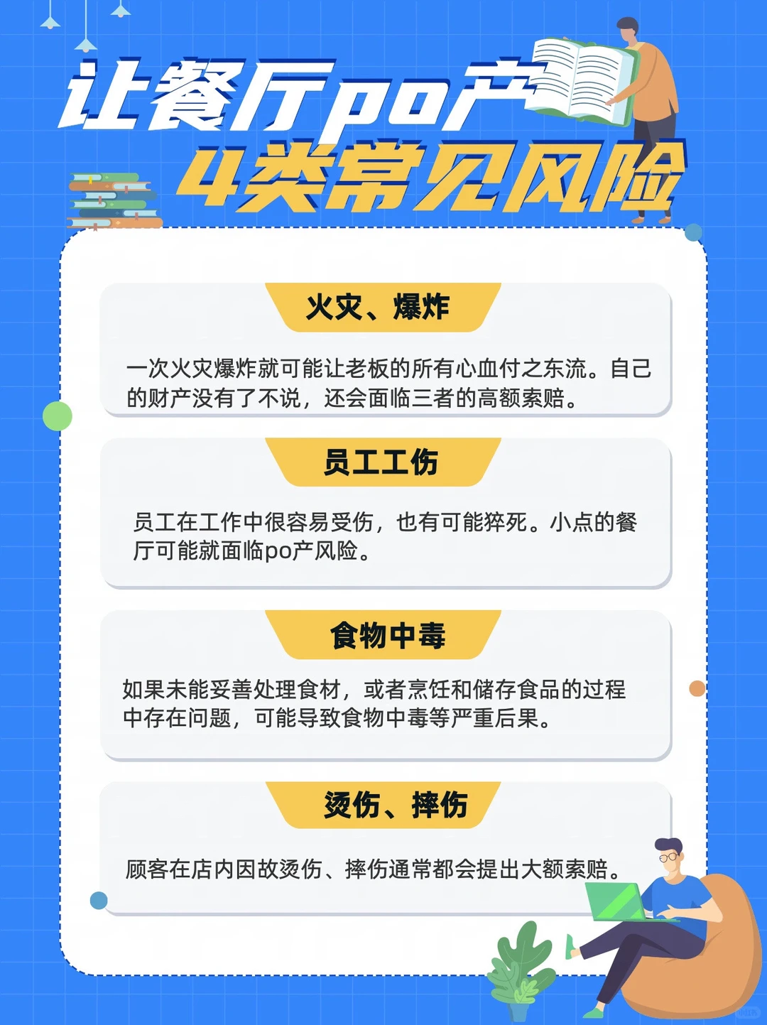 开餐馆不易,保险必备?