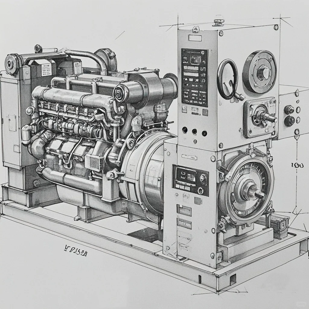 产品工业化设计｜机械发动机