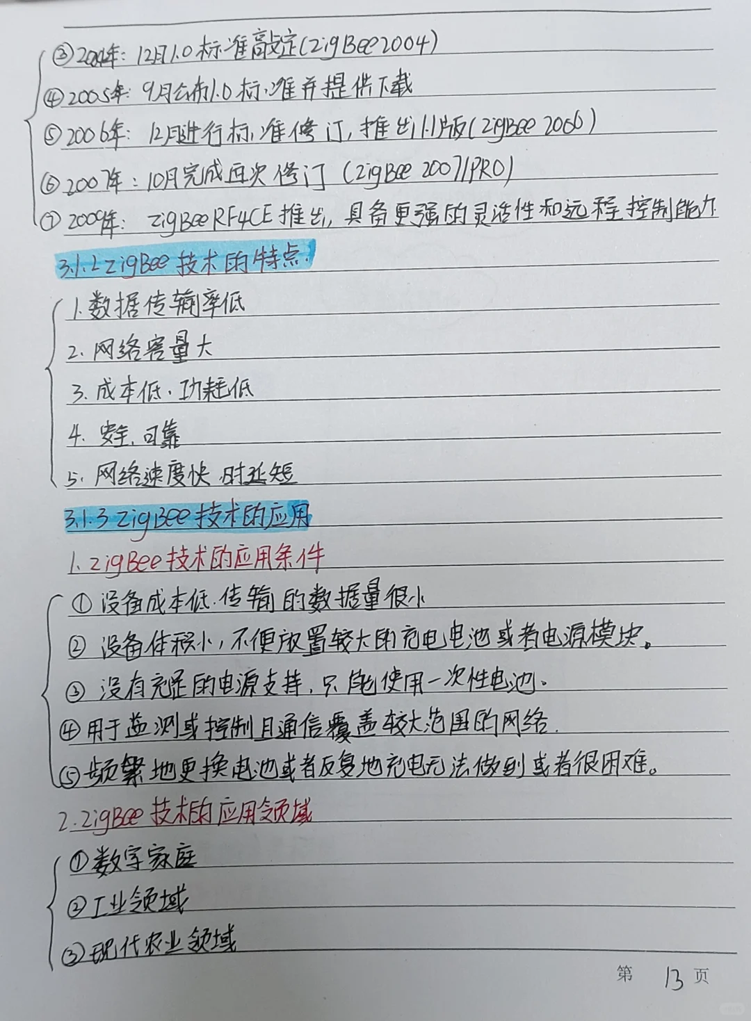 联网通信技术及应用第三章手写笔记